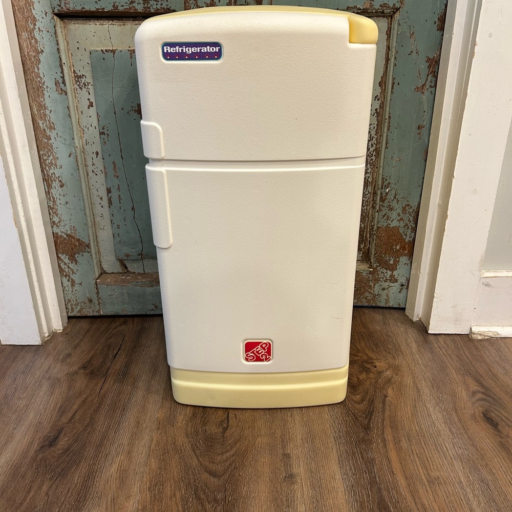 Cream and Yellow Learning Toy Storage Unit